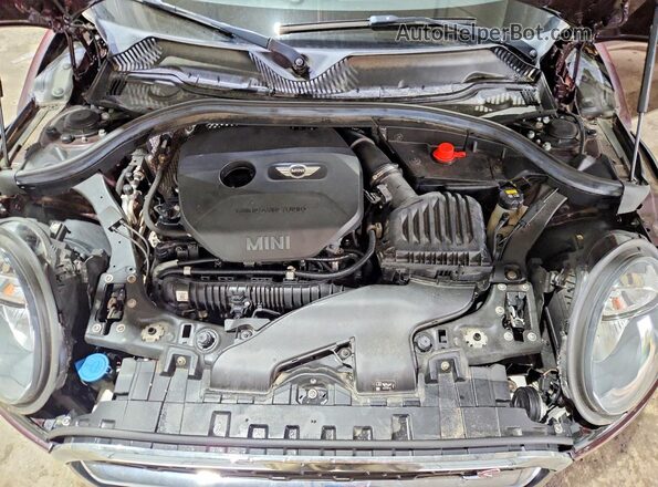 WMWLU5C56H2E80339 2017 MINI COOPER Фиолетовый Вид задней части салона