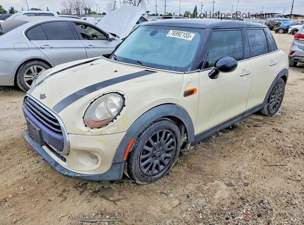 WMWXU1C55J2F79895 2018 MINI COOPER Кремовый Передняя левая четверть