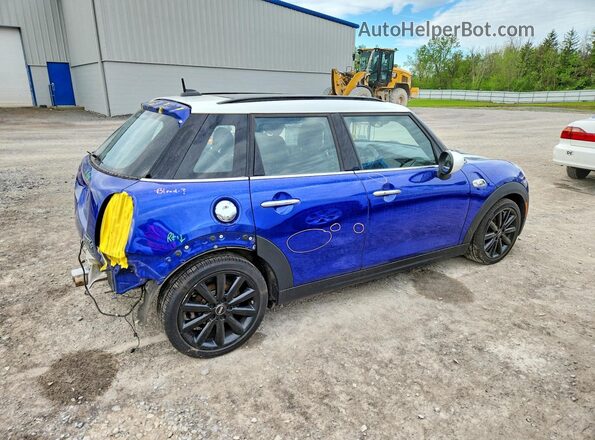 WMWXU9C06L2M39700 2020 MINI COOPER Синий Задняя правая четверть