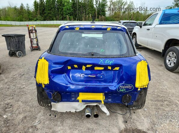 WMWXU9C06L2M39700 2020 MINI COOPER Синий Вид сзади