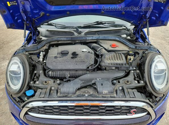 WMWXU9C06L2M39700 2020 MINI COOPER Синий Вид задней части салона