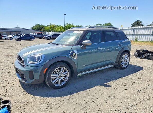 WMZ23BS03P3R44683 2023 MINI COOPER Бирюзовый Передняя левая четверть
