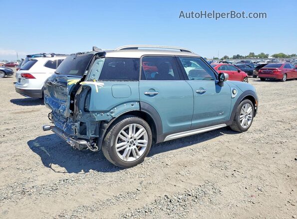 WMZ23BS03P3R44683 2023 MINI COOPER Бирюзовый Задняя правая четверть