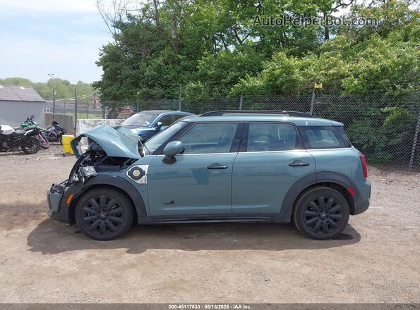 WMZ23BS09P3R69118 2023 MINI SE COUNTRYMAN Бирюзовый Панорамный вид салона 360°