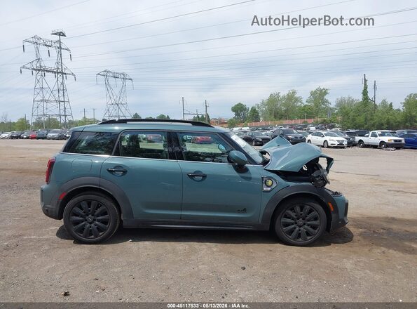 WMZ23BS09P3R69118 2023 MINI SE COUNTRYMAN Бирюзовый Вид задней части салона