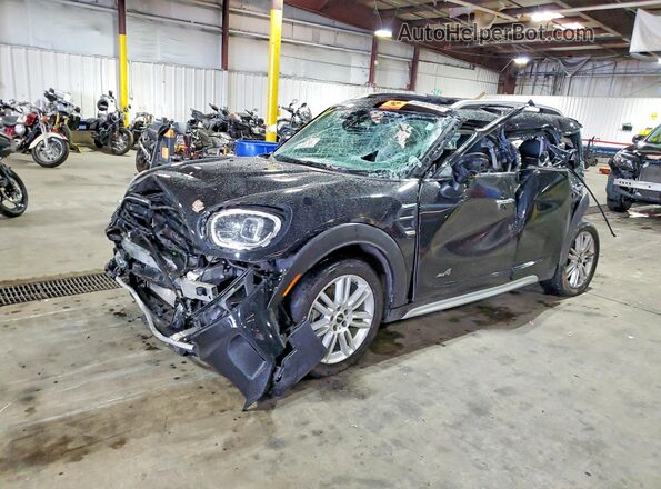 WMZ43BR07N3N56917 2022 MINI COOPER Черный Передняя левая четверть