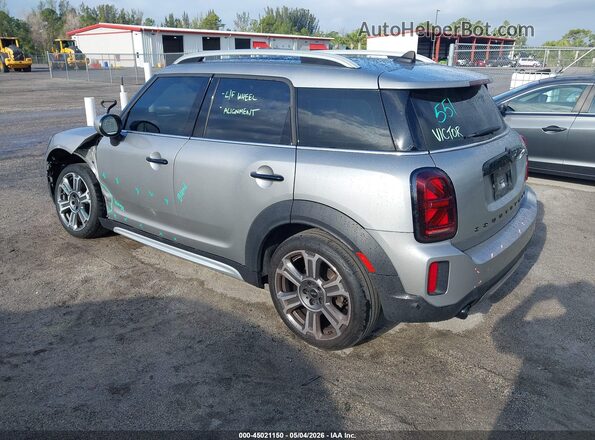 WMZ53BR00R3R60085 2024 MINI COUNTRYMAN Серебряный Задняя левая четверть