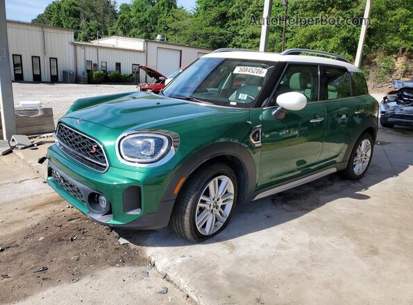 WMZ53BR01P3P79963 2023 MINI COOPER Green Передня ліва чверть