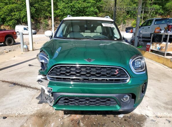WMZ53BR01P3P79963 2023 MINI COOPER Green Вид спереду