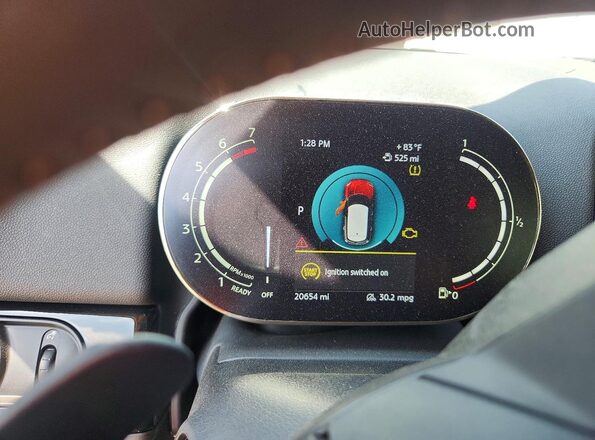 WMZ53BR06R3R67753 2024 MINI COOPER Угольный Вид щитка приборов