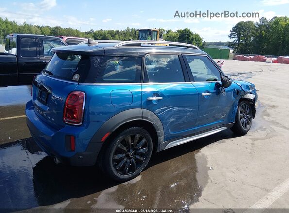 WMZ83BR00M3M92879 2021 MINI COUNTRYMAN Blue Tył prawy