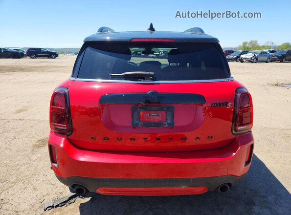 WMZ83BR02R3S09356 2024 MINI COOPER Red Widok z tyłu