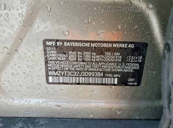 WMZYT3C32J3D99384 2018 MINI COOPER Silver Widok komory silnika