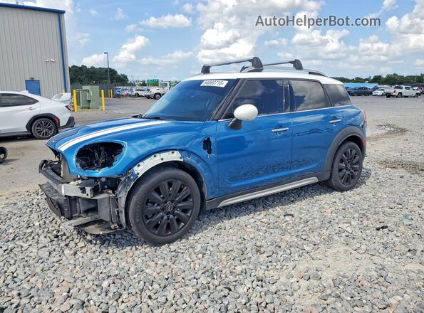 WMZYT3C56K3E94792 2019 MINI COOPER Blue Vista tres cuartos delantera izquierda