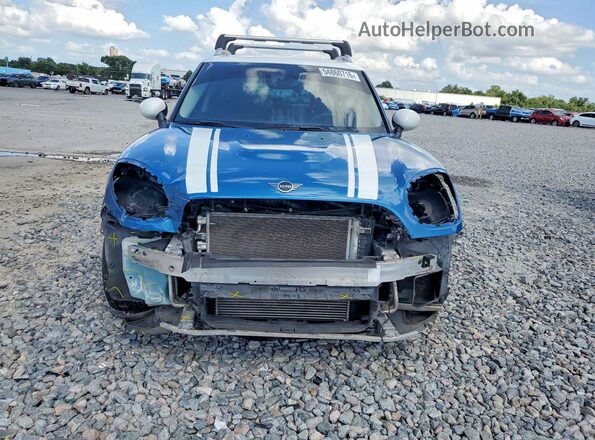 WMZYT3C56K3E94792 2019 MINI COOPER Blue Vista frontal
