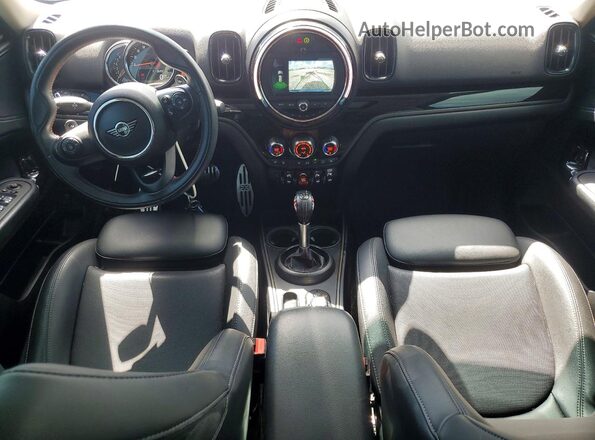 WMZYT3C56K3E94792 2019 MINI COOPER Blue Vista del salpicadero