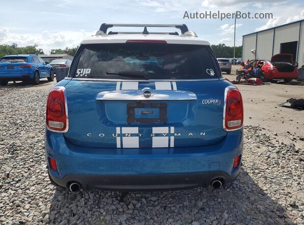 WMZYT3C56K3E94792 2019 MINI COOPER Blue Vista trasera