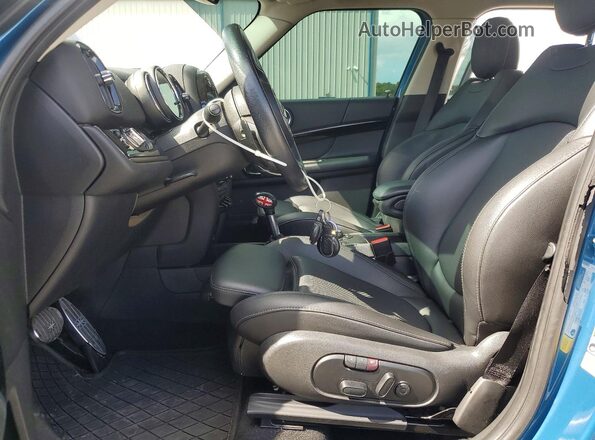 WMZYT3C56K3E94792 2019 MINI COOPER Blue Vista interior delantera