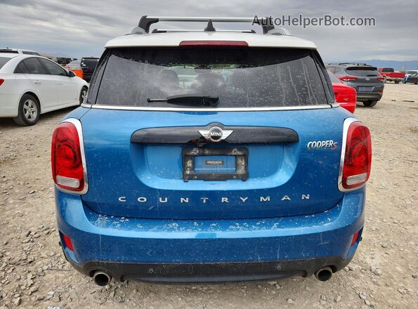 WMZYT5C32H3D81523 2017 MINI COOPER Синий Вид сзади