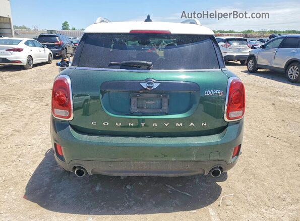 WMZYT5C34H3D79904 2017 MINI COOPER Зеленый Вид сзади