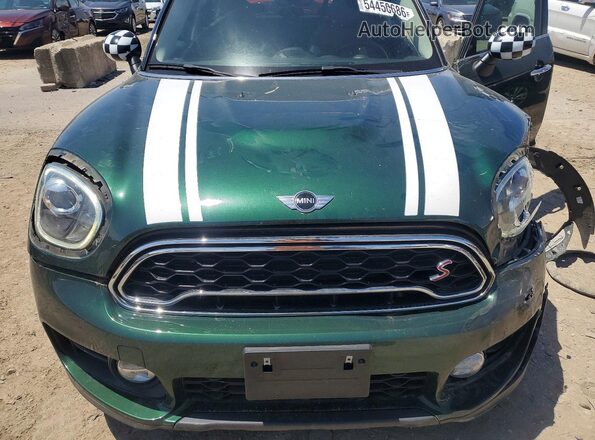 WMZYT5C34H3D79904 2017 MINI COOPER Зеленый Вид задней части салона