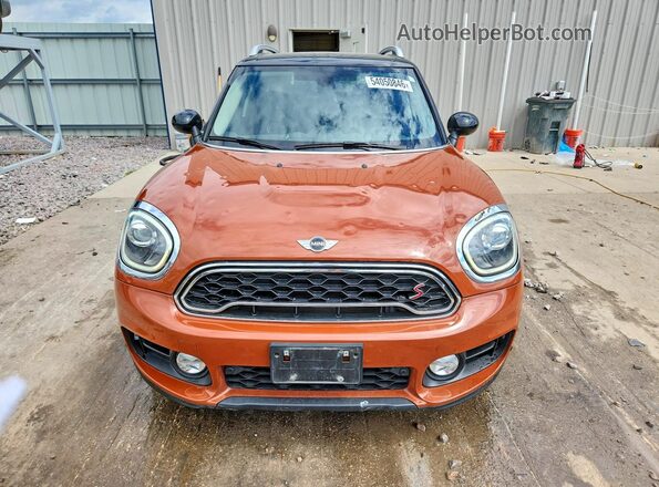 WMZYT5C39J3D81847 2018 MINI COOPER Orange Widok z przodu