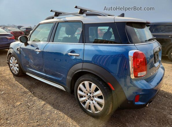 WMZYT5C52K3E63129 2019 MINI COOPER Синий Задняя левая четверть