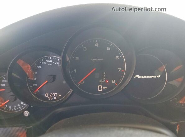 WP0AA2A71GL002129 2016 PORSCHE PANAMERA Серебряный Вид щитка приборов