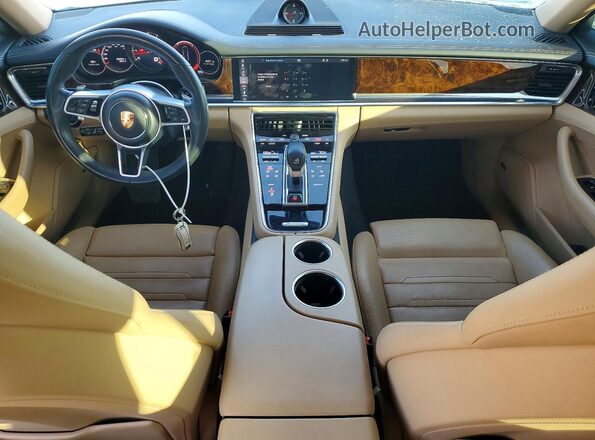 WP0AA2A73LL104204 2020 PORSCHE PANAMERA Белый Вид панели приборов