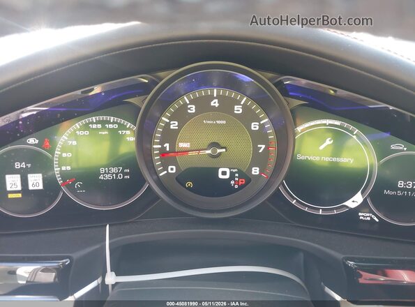 WP0AA2A75LL102826 2020 PORSCHE PANAMERA Белый Вид задних сидений
