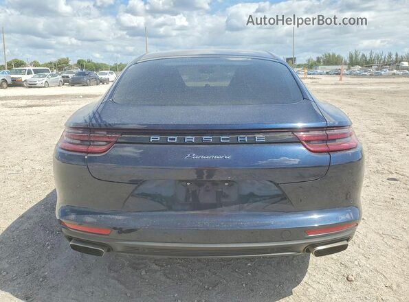 WP0AA2A78LL102819 2020 PORSCHE PANAMERA Синий Вид сзади