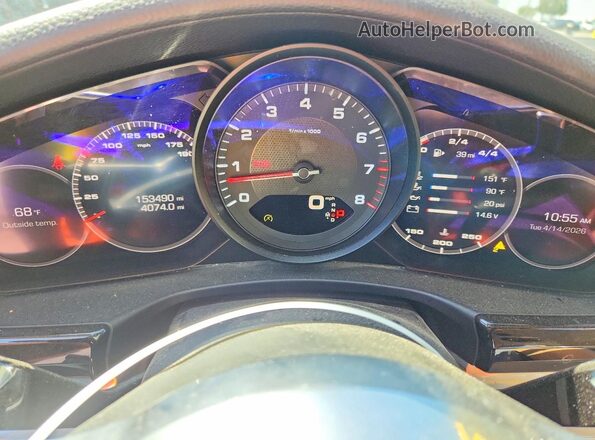 WP0AA2A7XLL100330 2020 PORSCHE PANAMERA Black Vista del cuadro de instrumentos