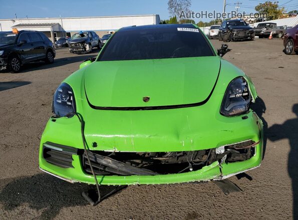 WP0AA2A7XLL100750 2020 PORSCHE PANAMERA Зеленый Вид спереди