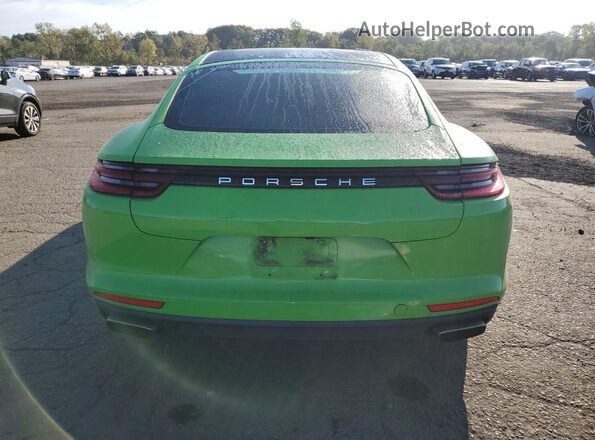 WP0AA2A7XLL100750 2020 PORSCHE PANAMERA Зеленый Вид сзади