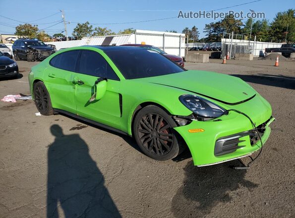 WP0AA2A7XLL100750 2020 PORSCHE PANAMERA Зеленый Передняя правая четверть