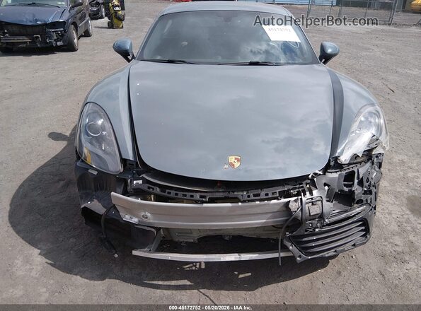 WP0AA2A86HS270870 2017 PORSCHE 718 CAYMAN Gray Vista frontal