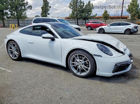 WP0AA2A94LS205131 2020 PORSCHE 911 White Front right