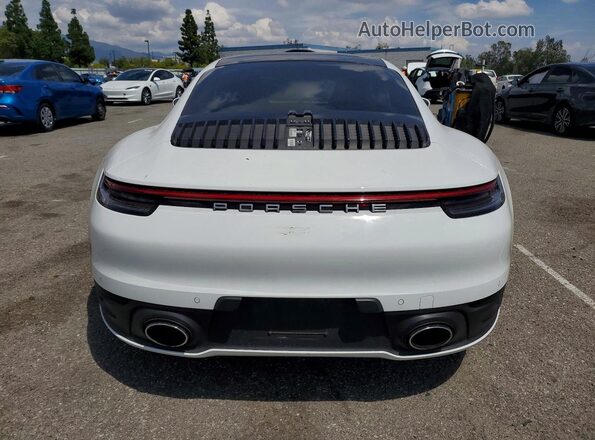 WP0AA2A94LS205131 2020 PORSCHE 911 White Rear view