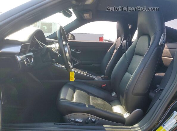 WP0AA2A98GS106737 2016 PORSCHE 911 Черный Вид салона спереди