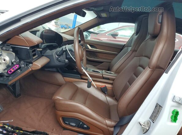 WP0AA2Y14NSA13214 2022 PORSCHE TAYCAN Белый Вид салона спереди