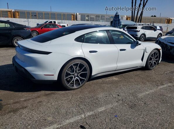 WP0AA2Y16PSA13685 2023 PORSCHE TAYCAN Белый Задняя правая четверть