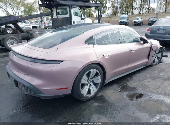 WP0AA2Y17PSA10486 2023 PORSCHE TAYCAN Розовый Задняя правая четверть