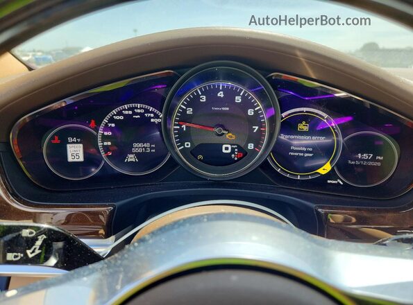 WP0AB2A76JL131567 2018 PORSCHE PANAMERA Серебряный Вид щитка приборов