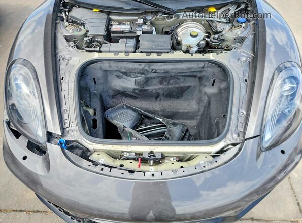 WP0AB2A89GK186179 2016 PORSCHE CAYMAN Серый Вид задней части салона