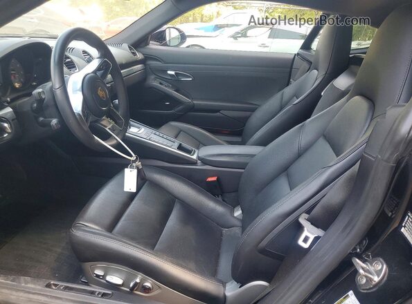WP0AB2A89MS275066 2021 PORSCHE CAYMAN Black წინა სალონის ხედი