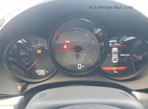 WP0AB2A89MS275066 2021 PORSCHE CAYMAN Black ხელსაწყოთა პანელის ხედი