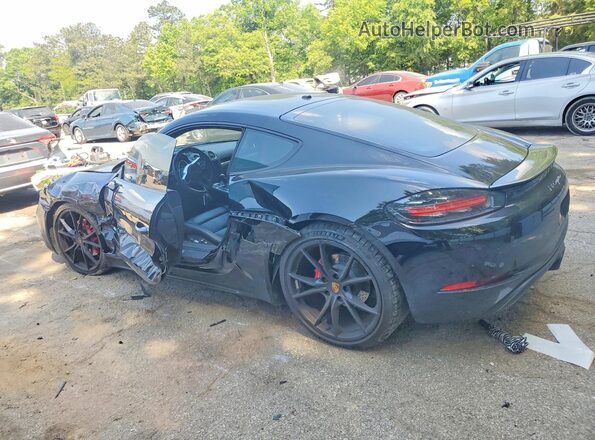 WP0AB2A89MS275066 2021 PORSCHE CAYMAN Black უკანა მარცხენა