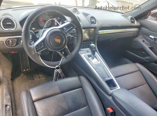 WP0AB2A89MS275066 2021 PORSCHE CAYMAN Black წინა პანელის ხედი