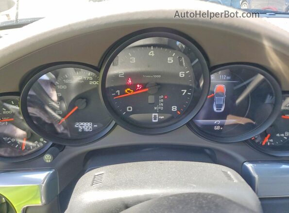 WP0AB2A92KS114225 2019 PORSCHE 911 Silver ხელსაწყოთა პანელის ხედი