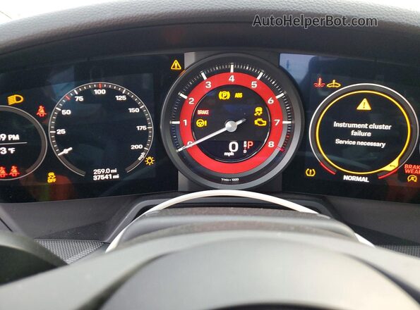 WP0AB2A99LS228093 2020 PORSCHE 911 Серый Вид щитка приборов